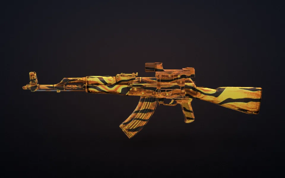 AKM turning all the way round