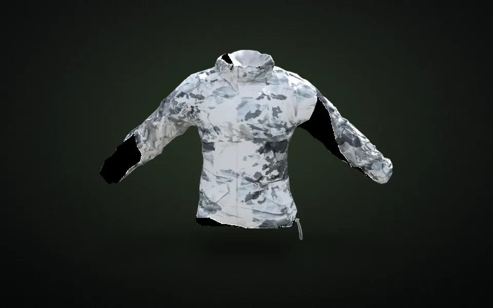 Gorka jacket turning all the way round