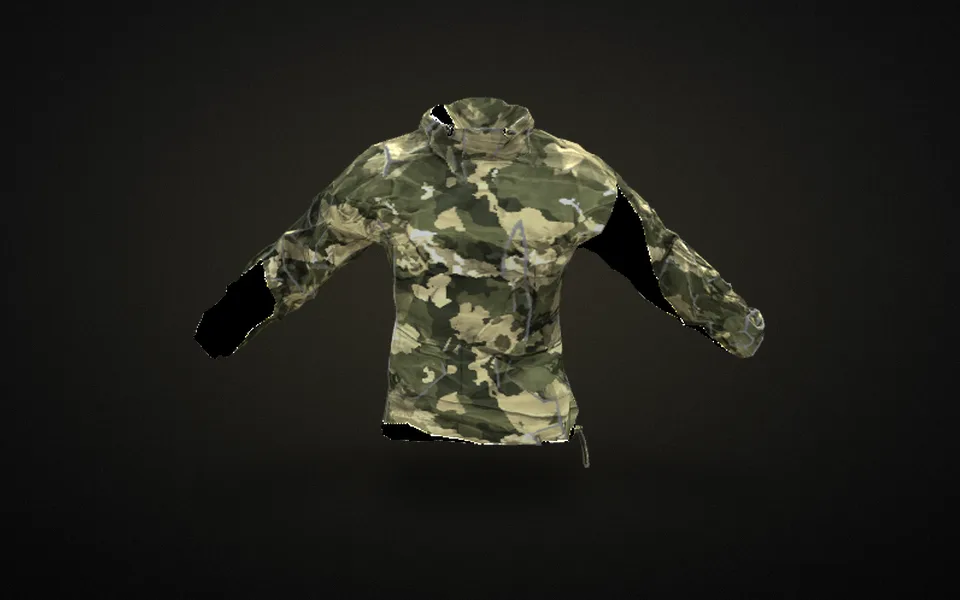 Gorka jacket turning all the way round