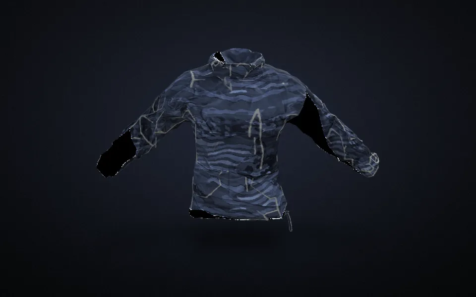 Gorka jacket turning all the way round