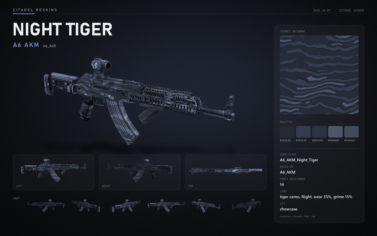A6 AKM Night Tiger
